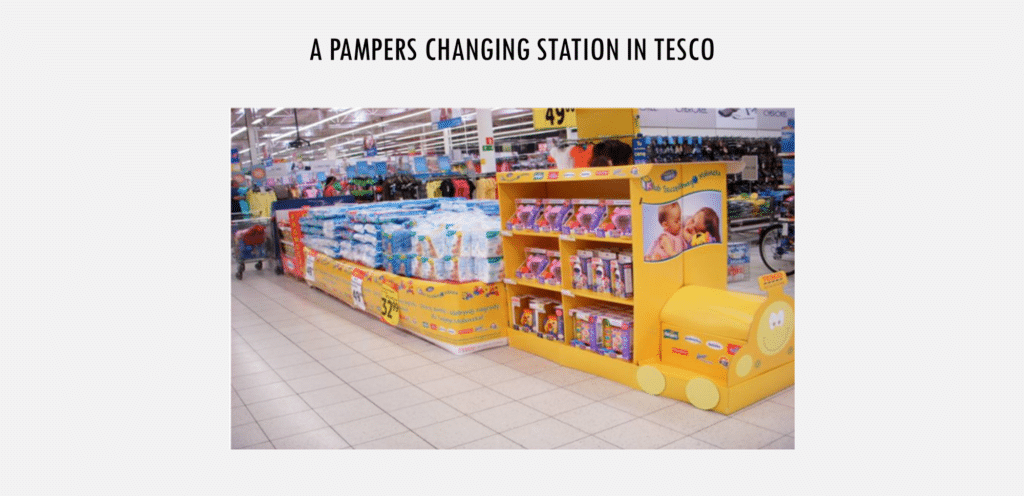 Pampers Tesco activation