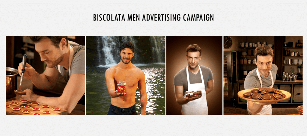 Brand imagery - Biscolata Men Advertising Campaign